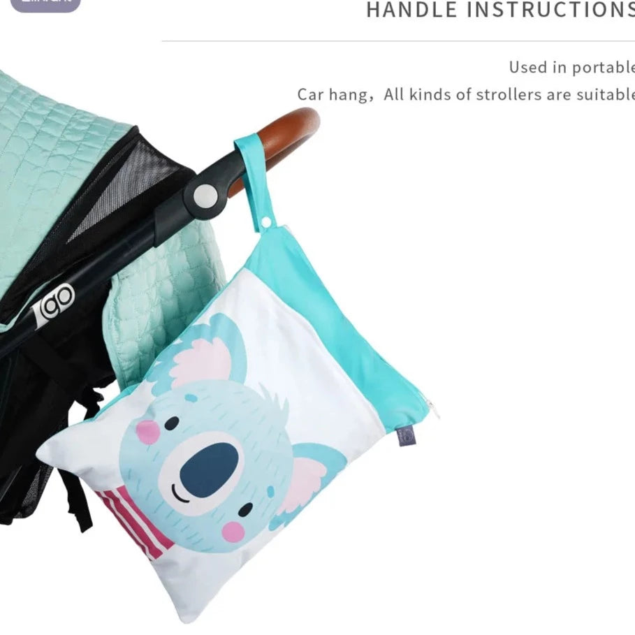 Charlie Waterproof 2 zipper Diaper Bag