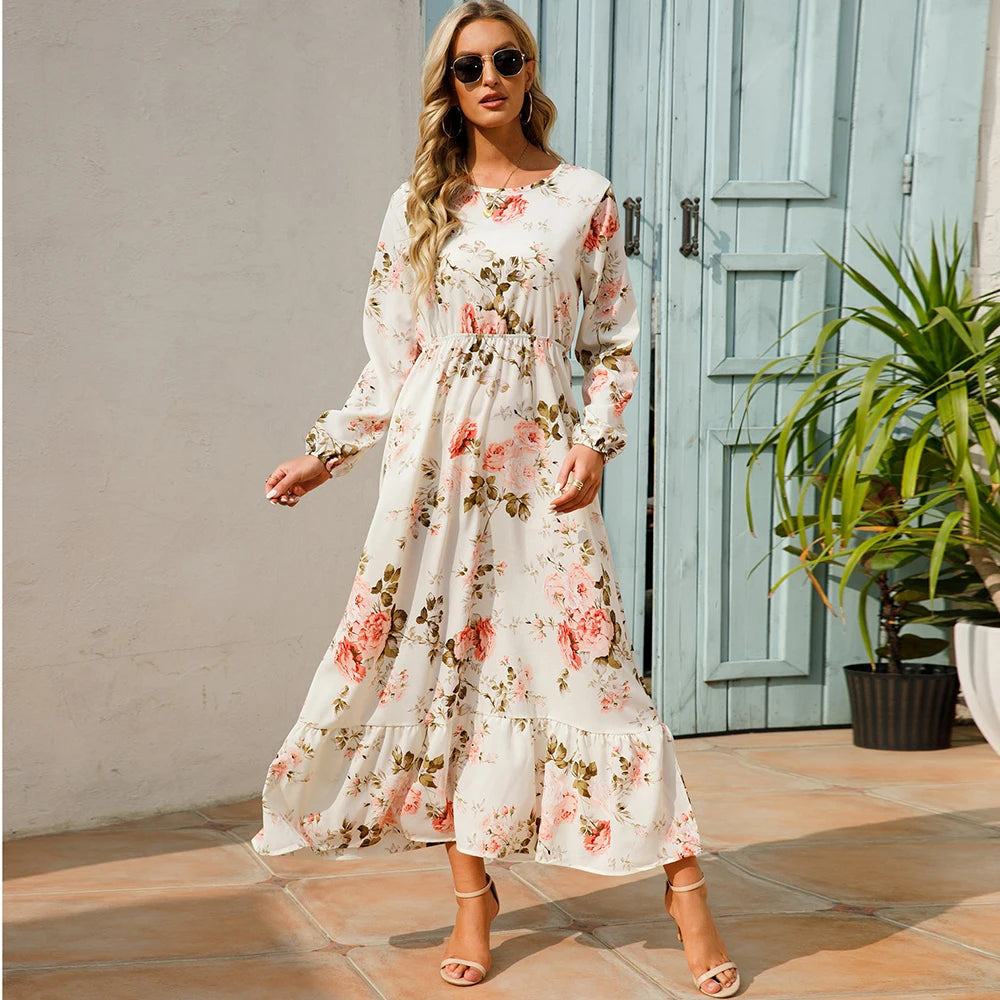 Bohemian Chiffon Dress